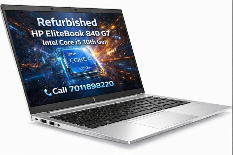 Certified 840G7 Business Laptop | Core i5 10th Gen • 14" FHD Screen| 16GB RAM + 256GB SSD | Ultra Slim Silver Body | Win 11 Pro