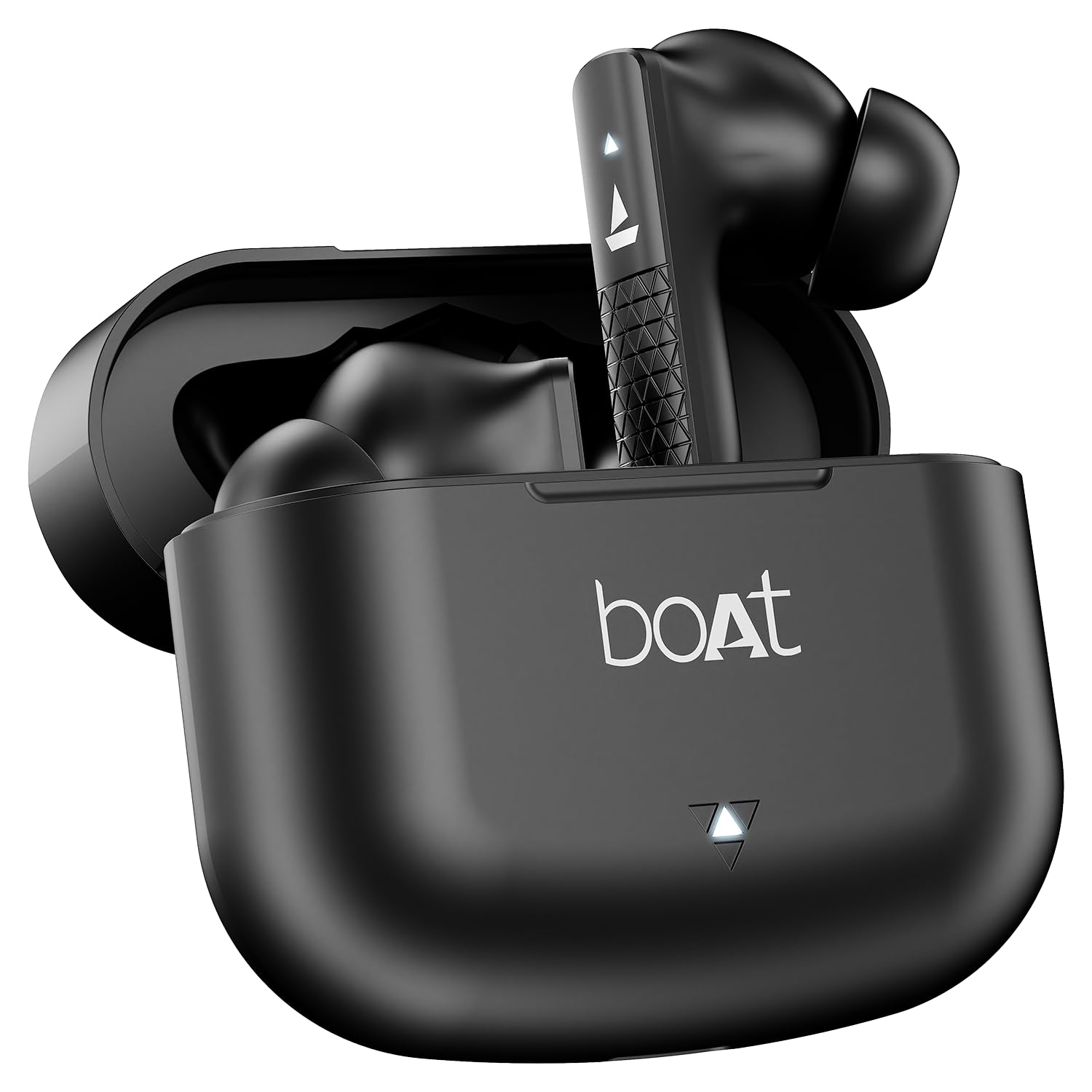 Boat Airdopes 91, 45HRS Battery, 50ms Low Latency, ENx Tech, Fast Charge, IPX4, IWP Tech, v5.3 Bluetooth Earbuds, TWS Ear Buds Wireless Earphones with mic (Active Black)